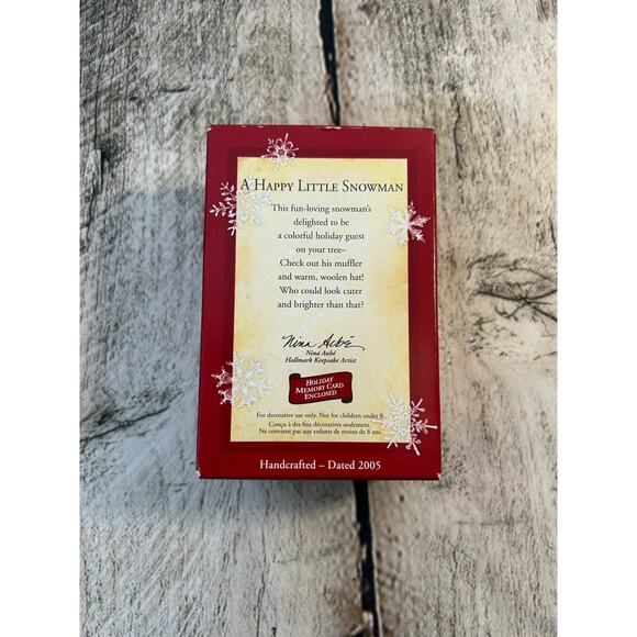 HALLMARK KEEPSAKE ORNAMENT - 2005 “A Happy Little Snowman” - Picture 2 of 9